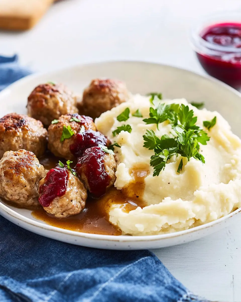 Köttbullar mit Kartoffelpüree: Comforting, Hearty Bliss at Home