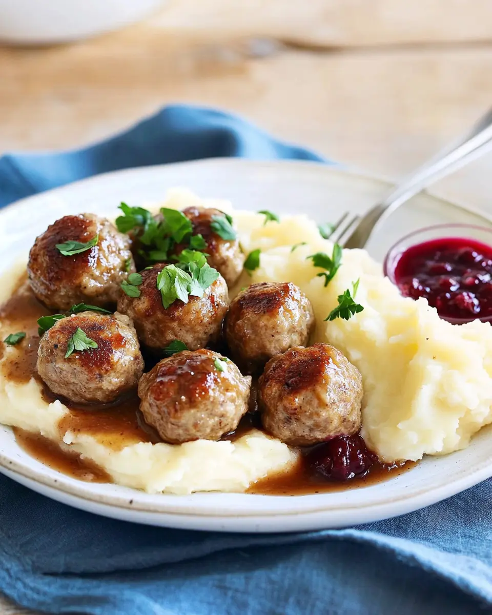 Köttbullar mit Kartoffelpüree: Comforting, Hearty Bliss at Home
