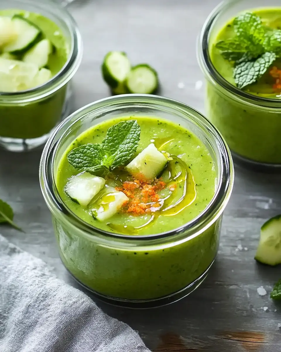 Cooles Gurkensüppchen mit Minze: Refreshing & Irresistible Delight