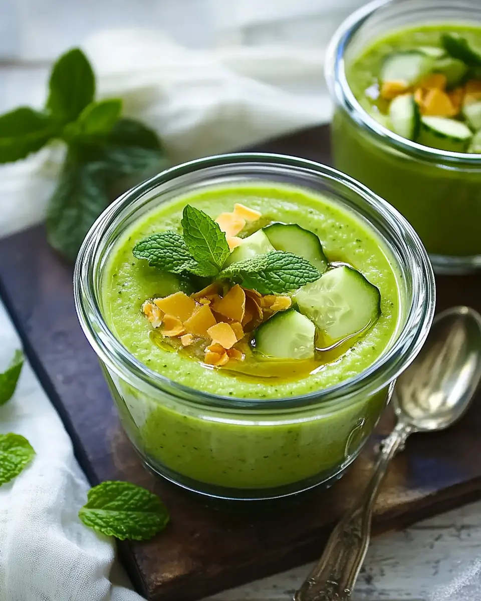 Cooles Gurkensüppchen mit Minze: Refreshing & Irresistible Delight