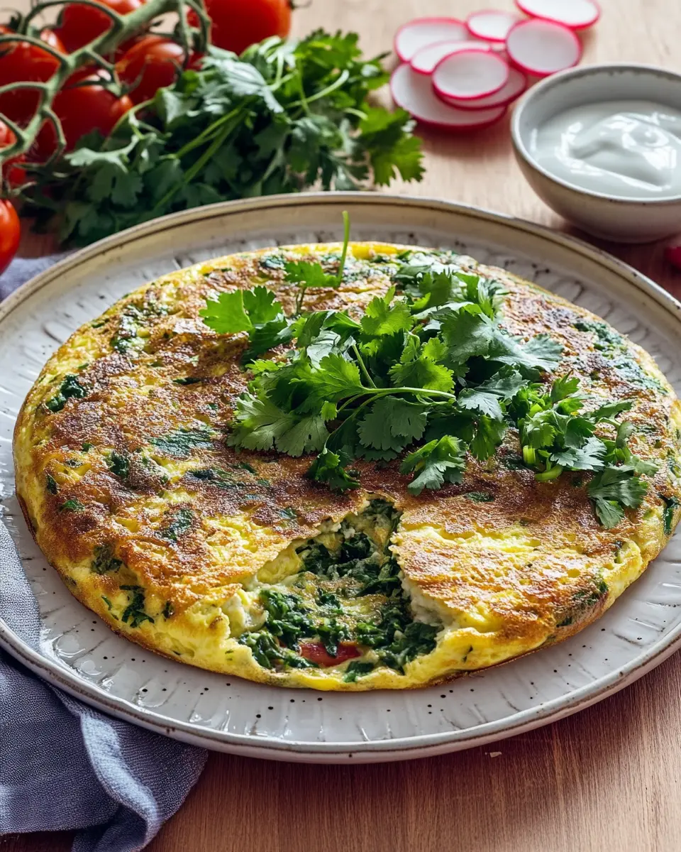 Kuku Sabzi – Persisches Kräuteromelette: Easy Herb-Packed Delight