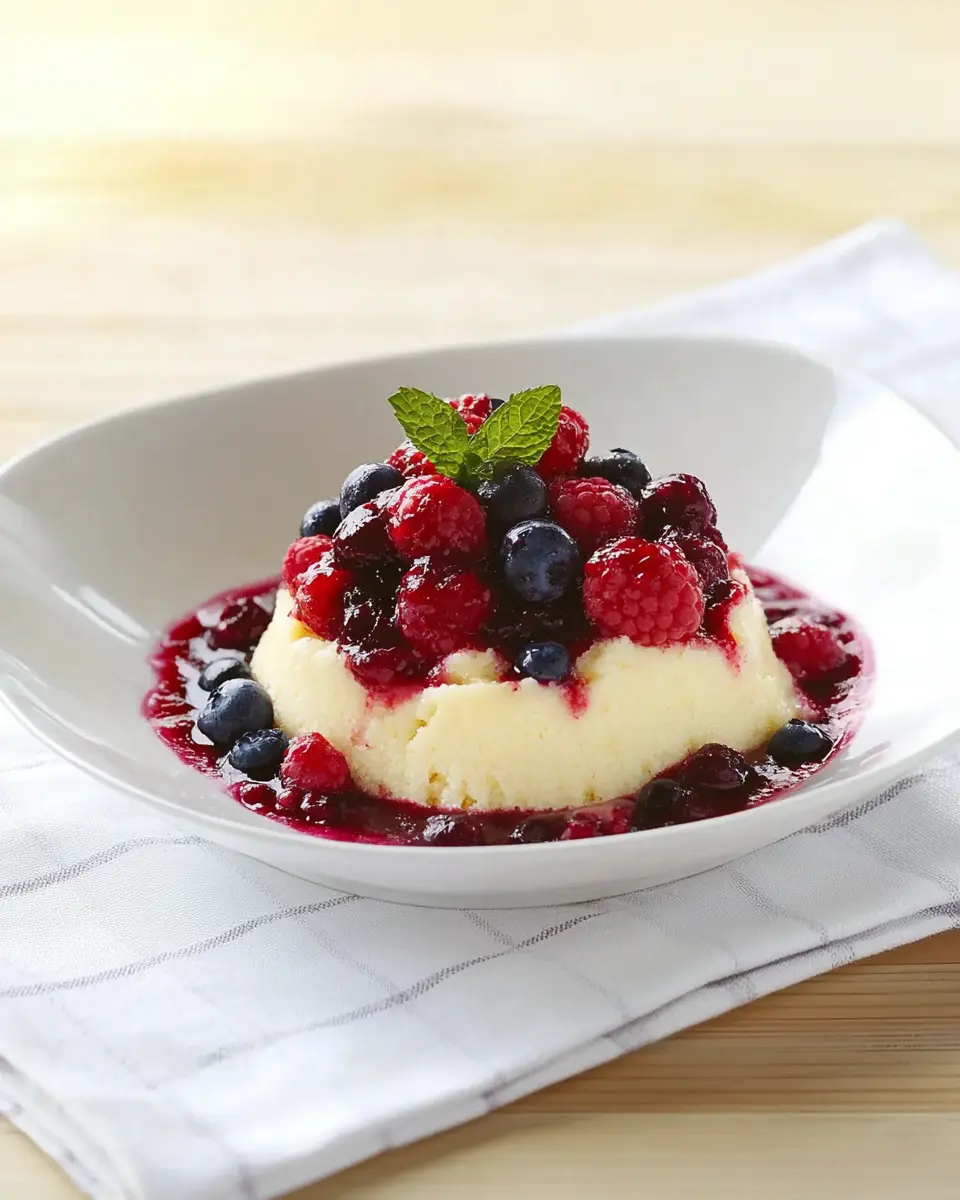 Grießbrei mit Beeren First Image First Image