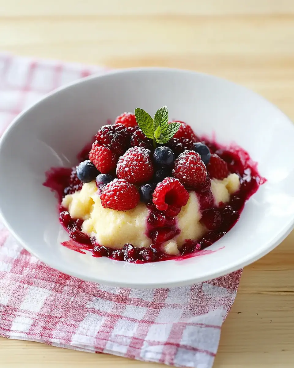 Grießbrei mit Beeren: The Best Creamy Comfort Food Treat