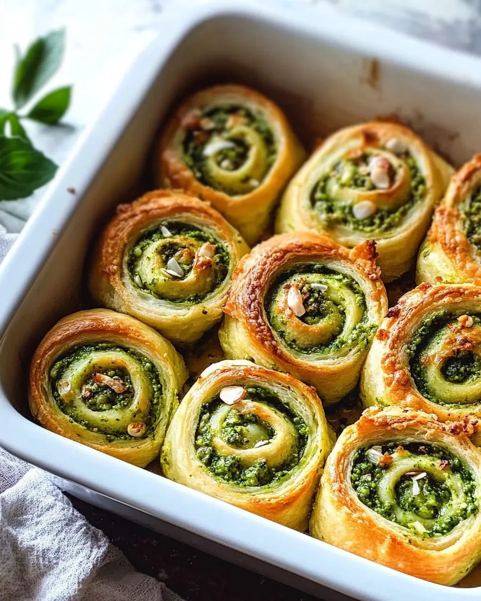 Ricotta Bärlauchpesto Rolls: Easy Savory Delights to Savor