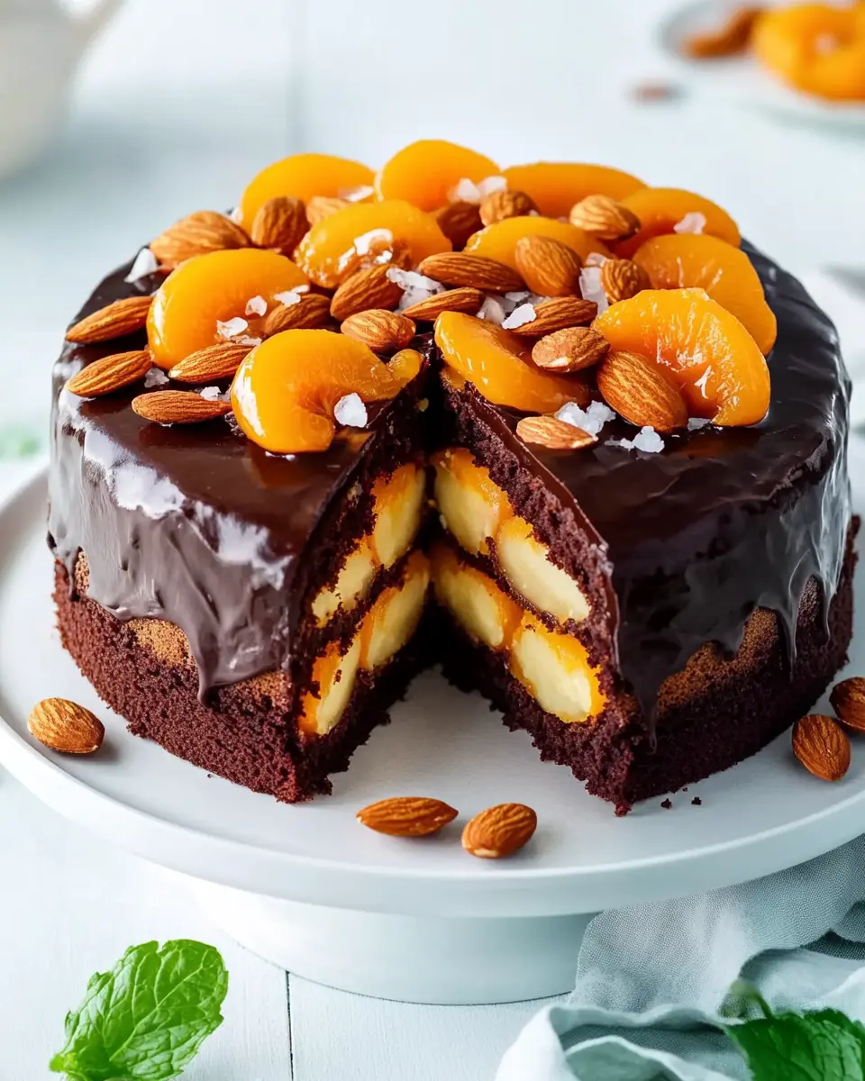 Schoko-Aprikosenkuchen mit karamellisierten Salzmandeln Bliss 6 zllvh9kv1bo2qzuqyouz