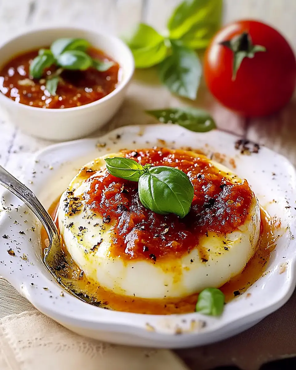 Gebackener Mozzarella auf Chutney: Irresistibly Cheesy Delight