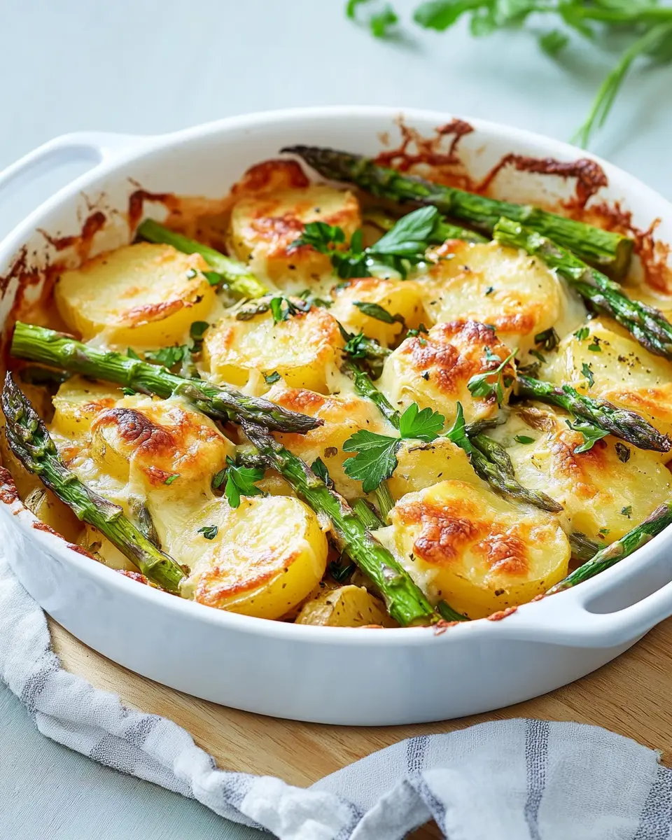 Auflauf mit grünem Spargel und Kartoffeln: Easy Comfort Meal