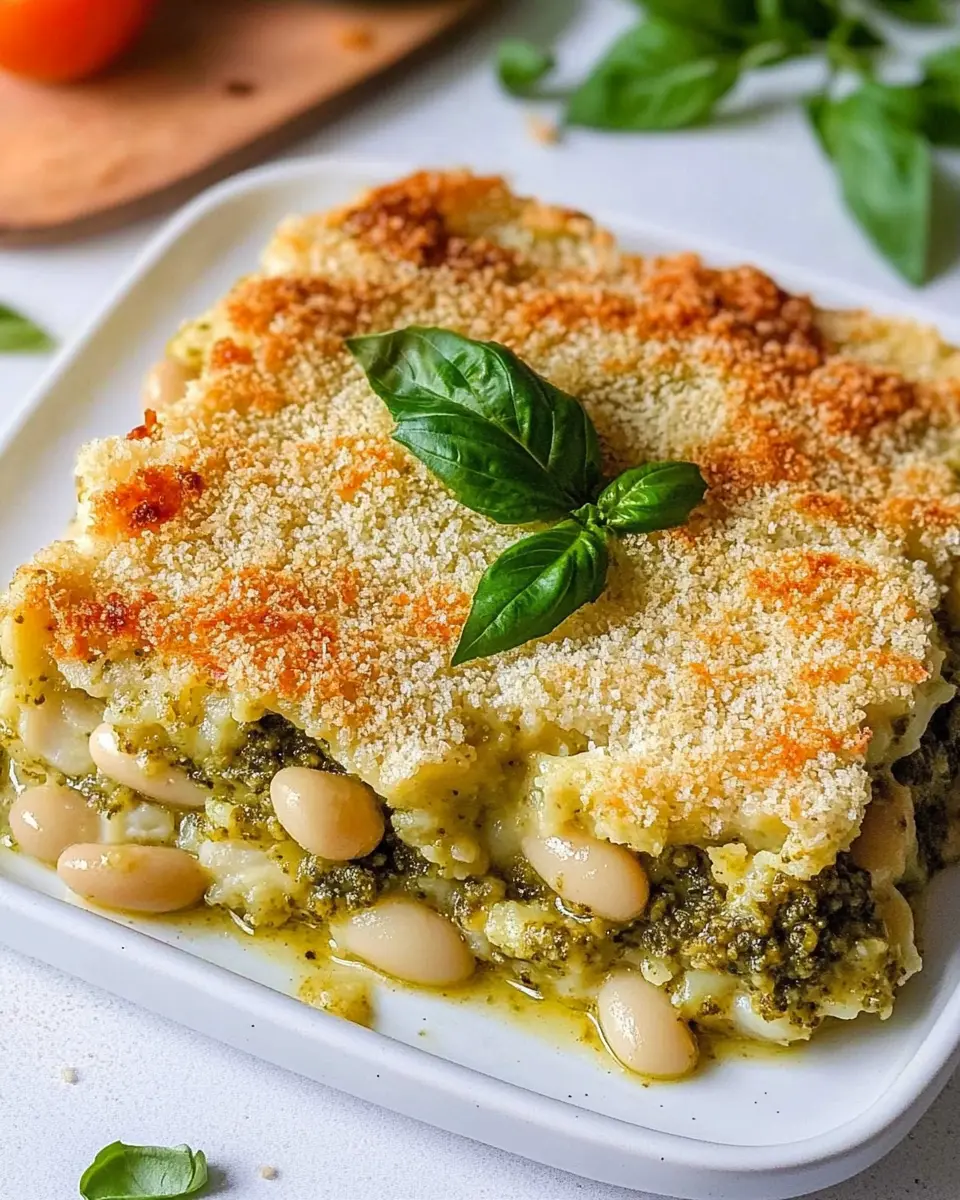 Auflauf mit weißen Bohnen und Pesto: An Indulgent Comfort Dish