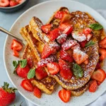 Arme Ritter mit Erdbeeren First Image First Image