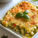Auflauf mit weißen Bohnen und Pesto First Image First Image