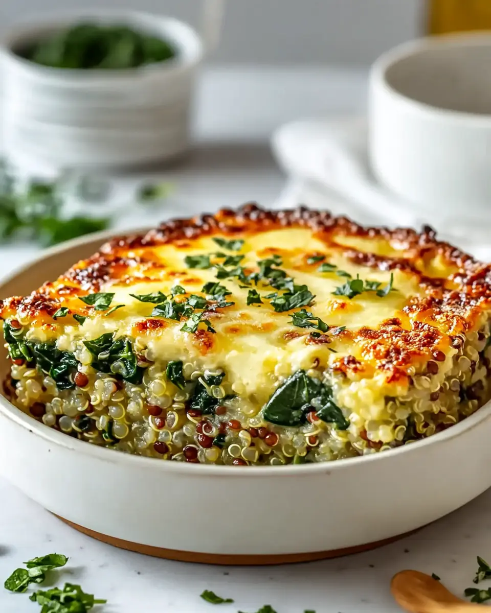 Quinoa Linsen Spinat Auflauf: A Comforting, Wholesome Delight