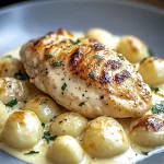 Asiago-Hühnchen mit Gnocchi First Image First Image