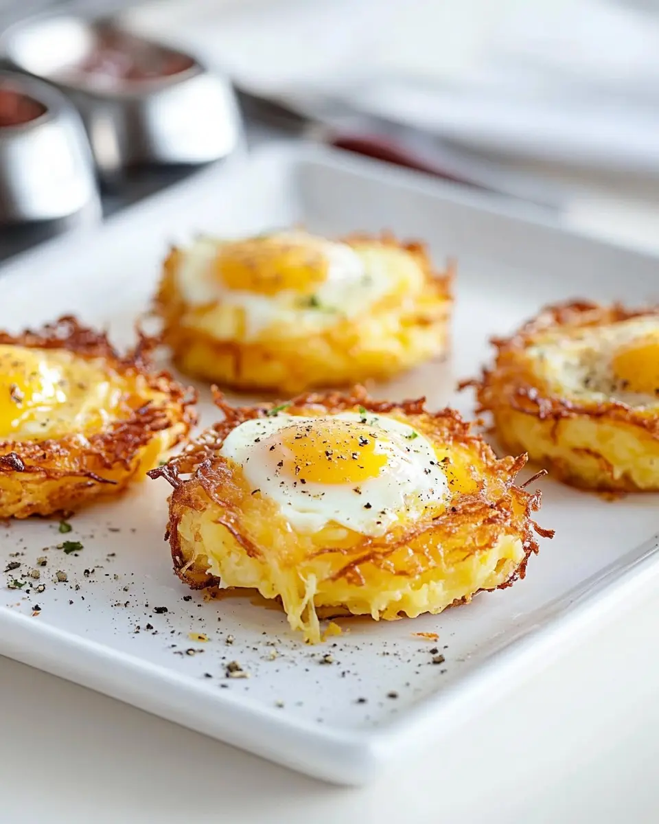 Ofenrösti Nester mit Käse & Ei: Irresistibly Cheesy Delight! 6