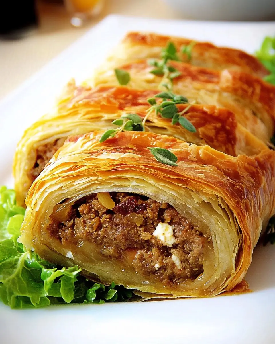 Deftiger Hackfleischstrudel mit Feta: Irresistibly Cozy Delight