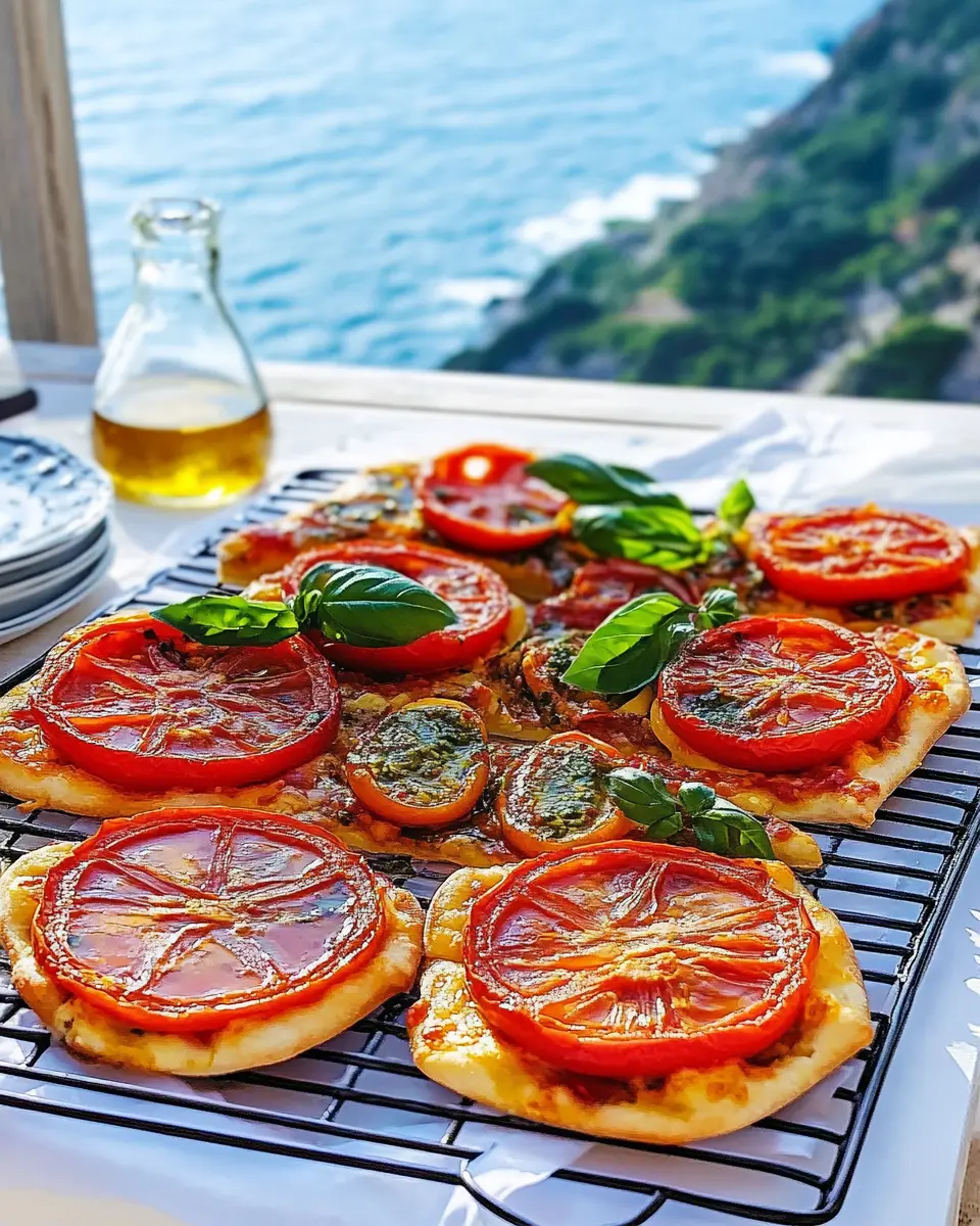 Tomaten-Pizzetti mit Meerblick: Irresistibly Fresh & Flavorful