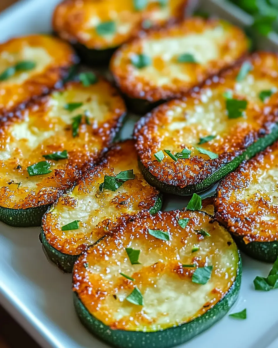 Knusprige Zucchini