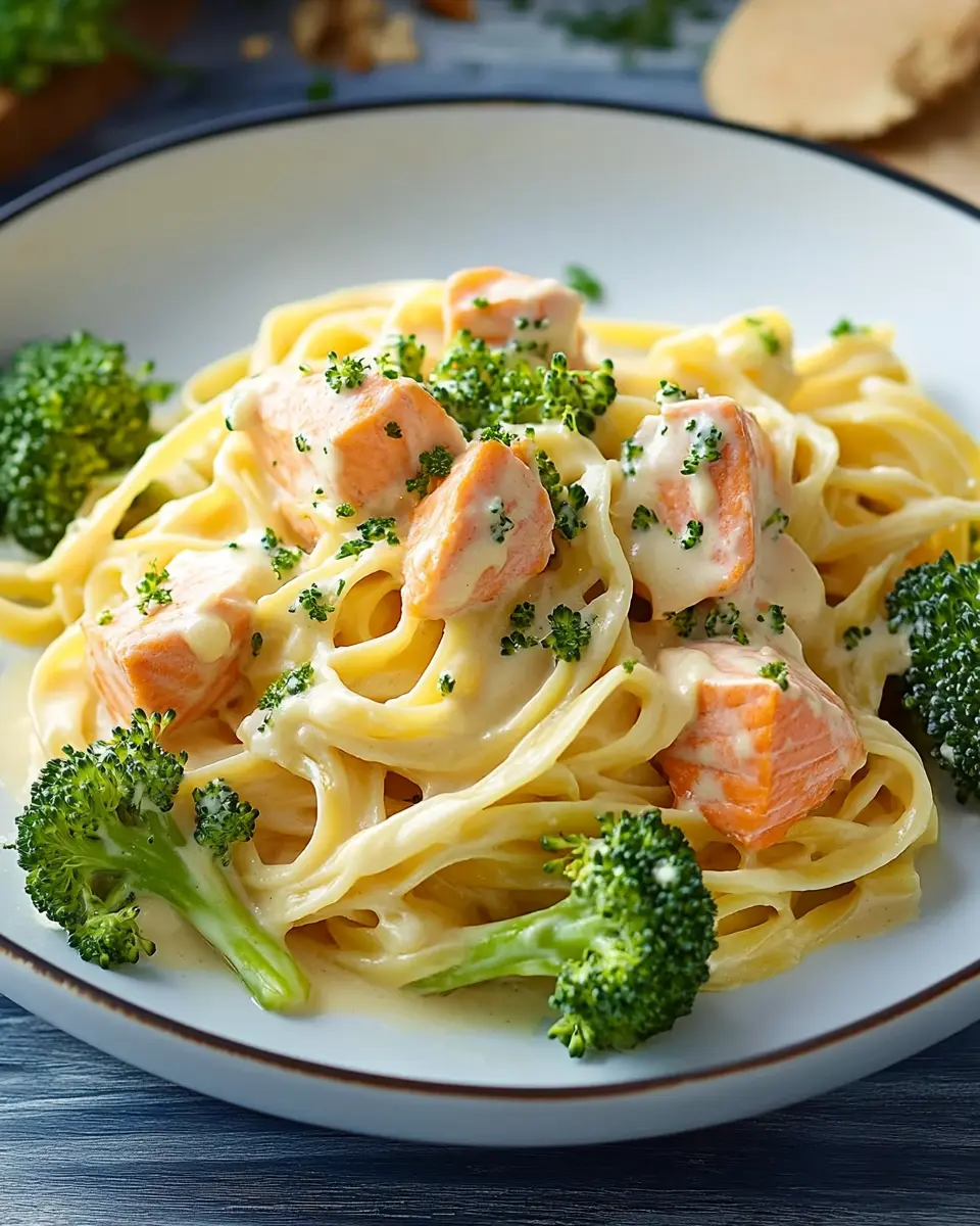 Lachsnudeln mit Sahnesoße: Creamy Broccoli Bliss at Home
