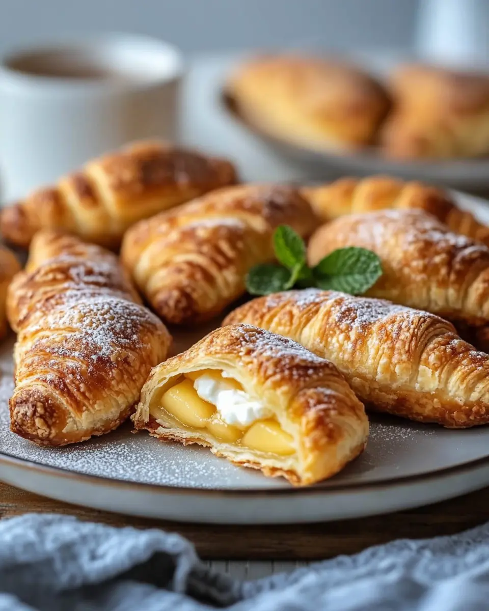 Hörnchen mit Quark-Apfelmus-Füllung: Indulge in Pure Joy