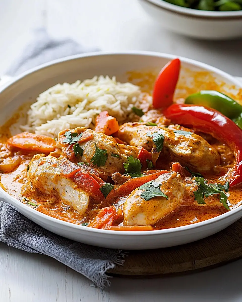 Paprika-Sahne-Hähnchen: Irresistibly Creamy Comfort Meal