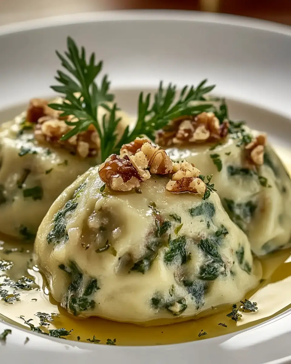 Walnuss-Spinatknödel: Irresistibly Nutty and Comforting!
