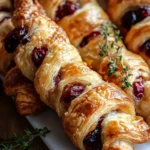 Cranberry Brie & Thyme Puff Pastry Twists First Image First Image