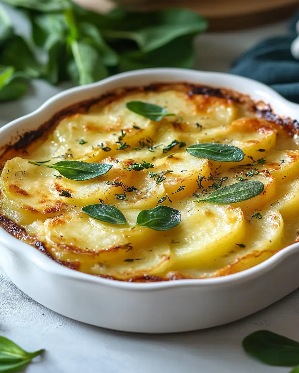 Bärlauch-Kartoffelgratin macht dich glücklich und zufrieden!