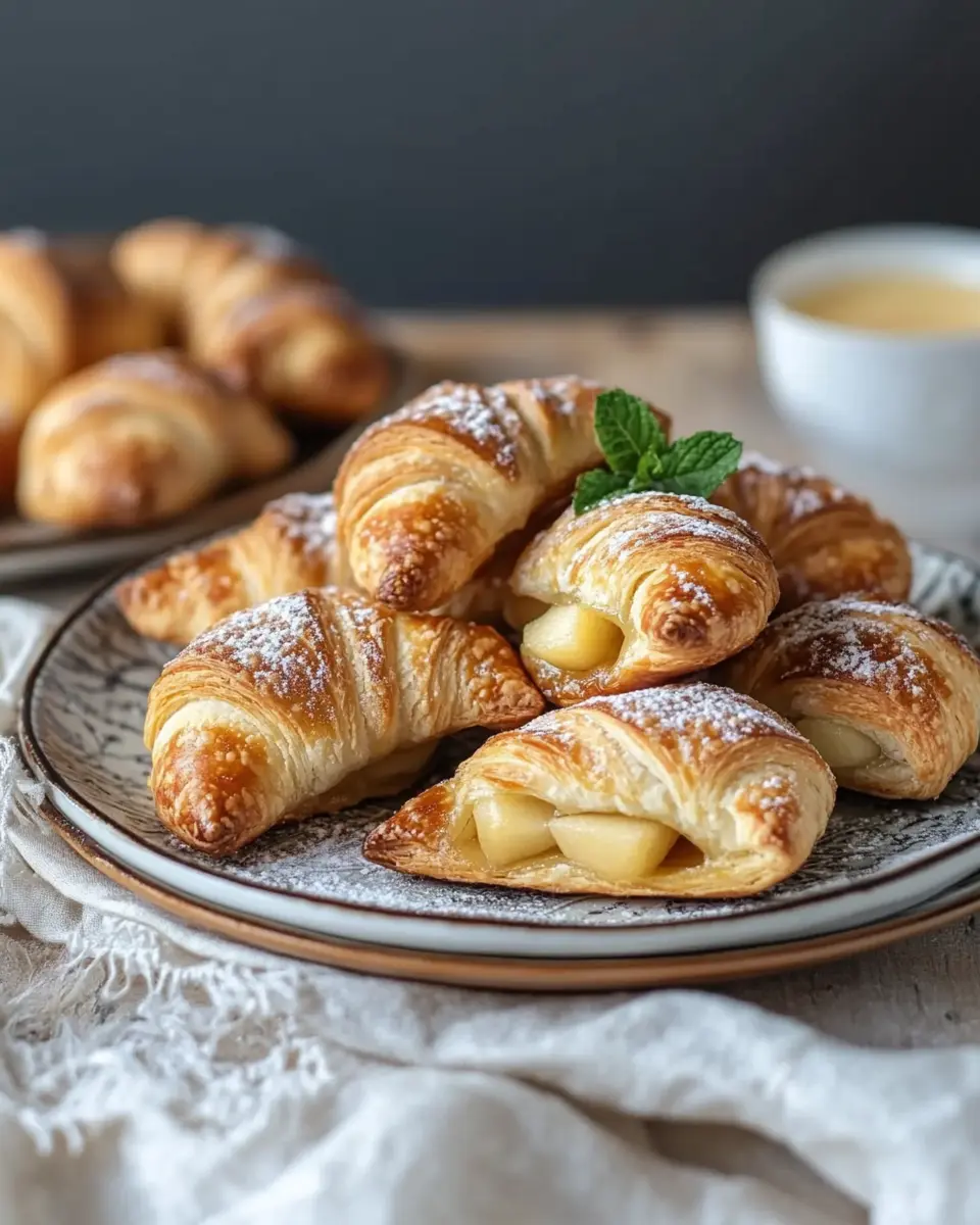 Hörnchen mit Quark-Apfelmus-Füllung: Indulge in Pure Joy