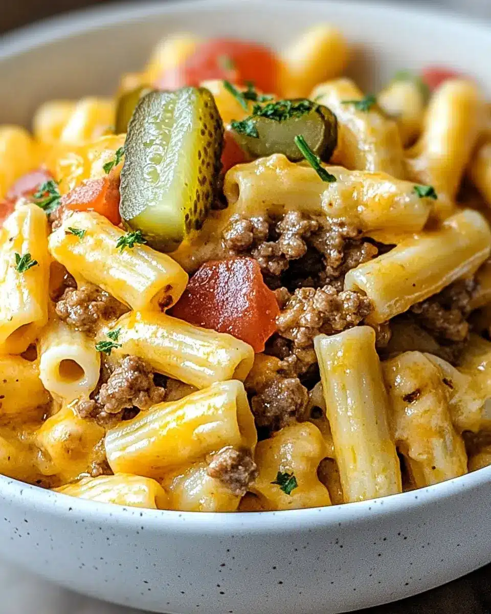 Cheeseburger-Pasta: Juicy Comfort Food You’ll Crave!