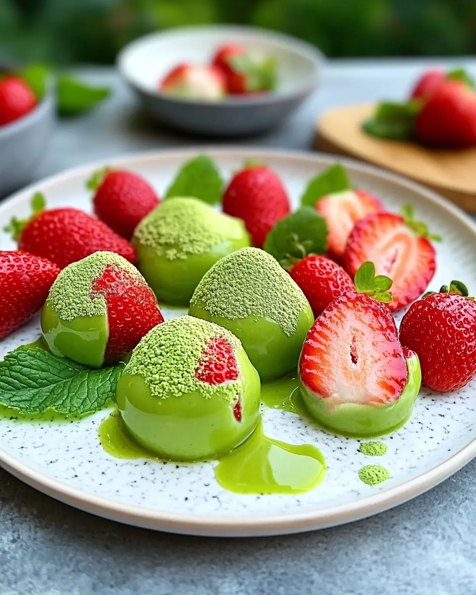 Matcha-Erdbeeren Bliss: Easy, Creamy Treats You’ll Love