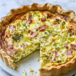 Lauch-Quiche mit Schinken First Image First Image