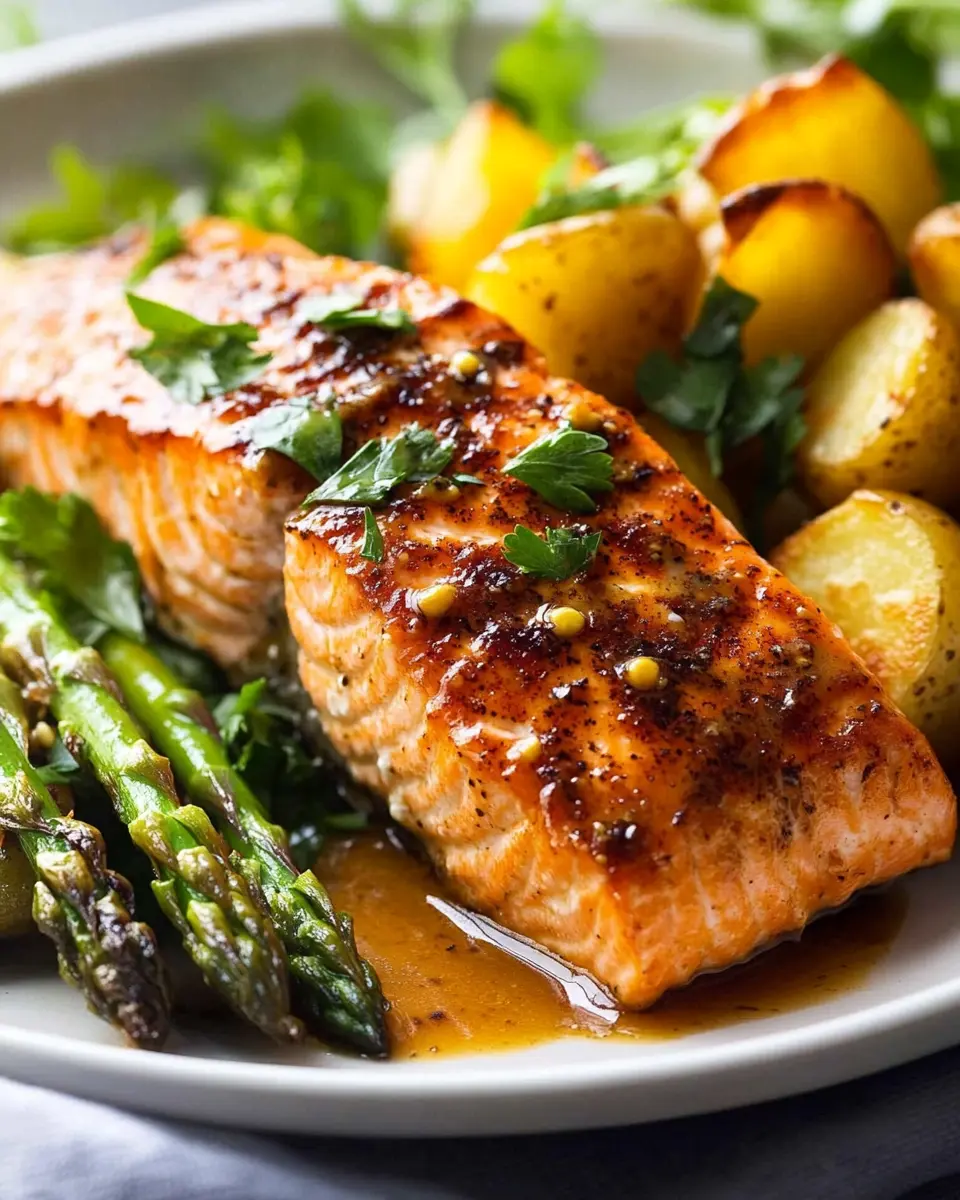 Honig-Senf-Lachs aus der Heißluftfritteuse: Saftig und Einfach!
