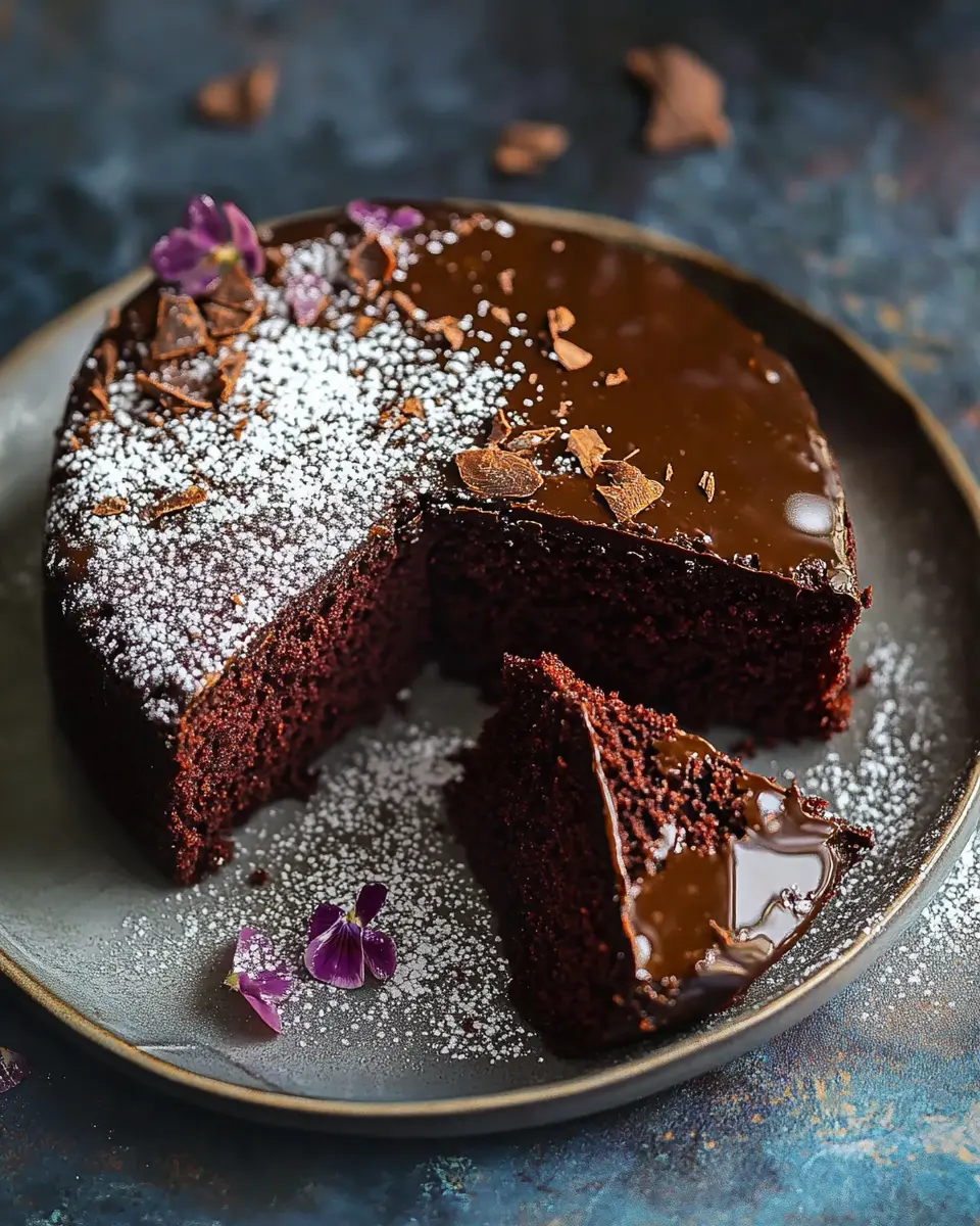 Saftiger Rote Bete Kuchen mit Schokolade: Irresistibly Moist Delight