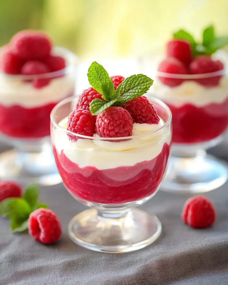 Schnelles fruchtiges Himbeerdessert: Effortless & Irresistible!
