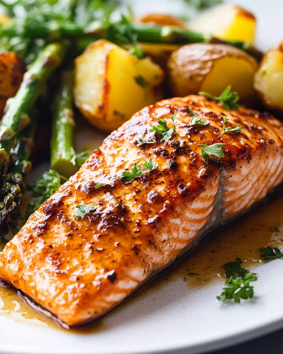 Honig-Senf-Lachs aus der Heißluftfritteuse: Saftig und Einfach!
