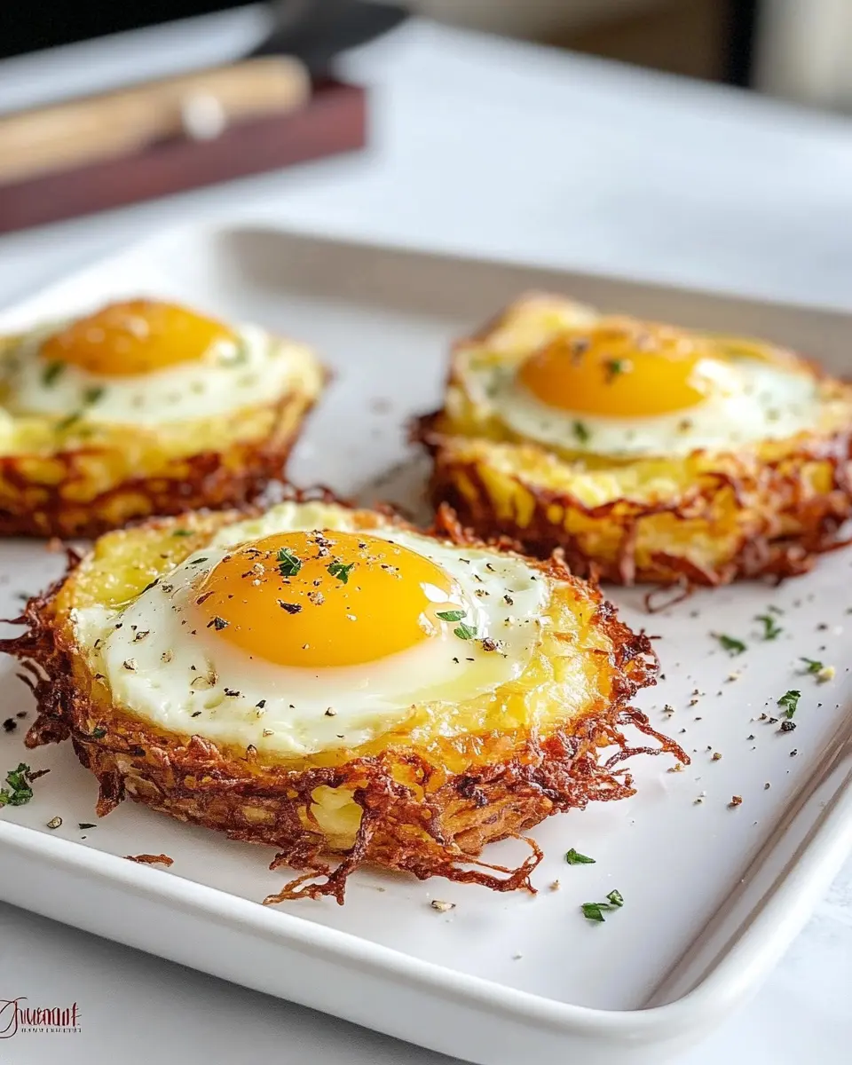 Ofenrösti Nester mit Käse & Ei: Irresistibly Cheesy Delight! 5