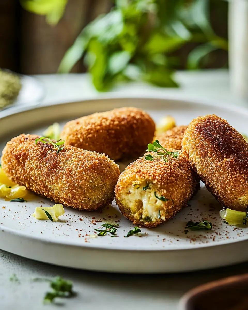 Glamorgan Sausage: Irresistibly Cheesy Lauch Kroketten Delight
