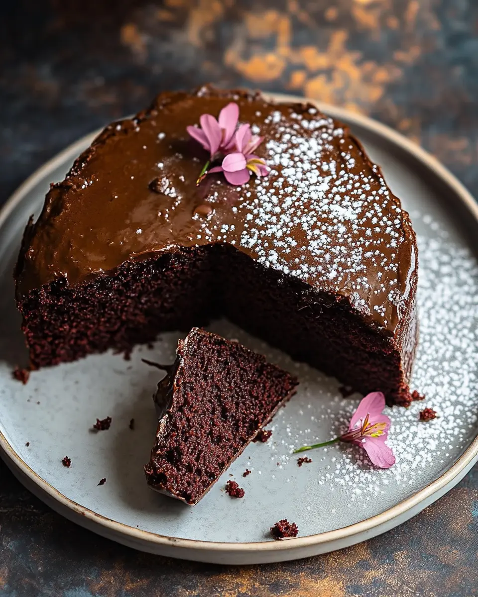 Saftiger Rote Bete Kuchen mit Schokolade: Irresistibly Moist Delight
