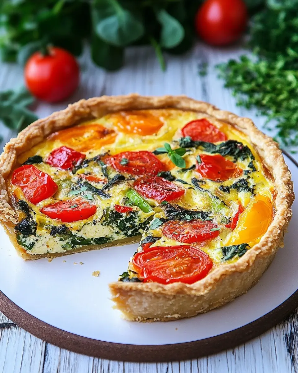 Vegetarische Quiche mit viel Gemüse: Easy & Full of Flavor!
