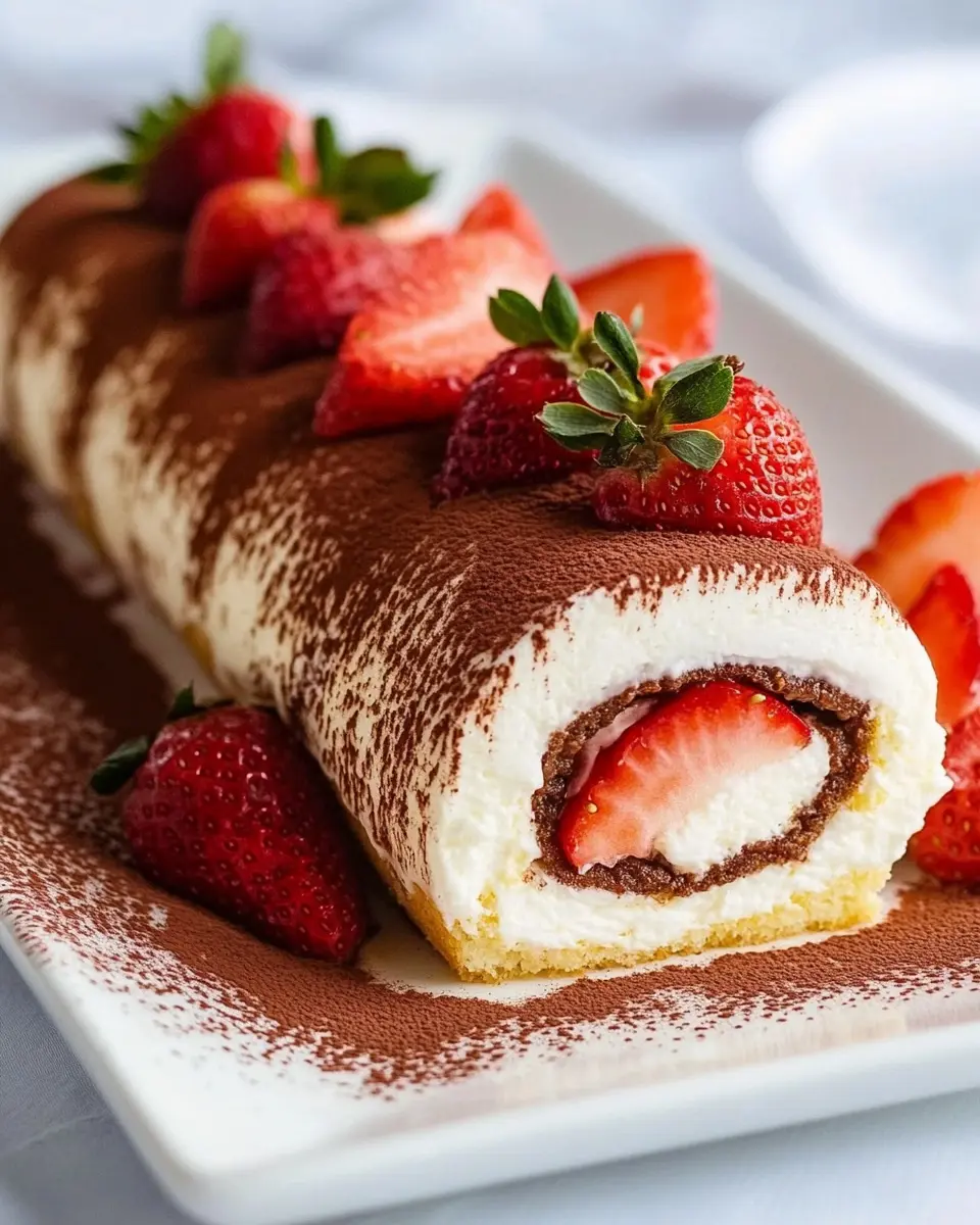 Erdbeer Tiramisu Rolle: An Indulgent Twist on a Classic Delight