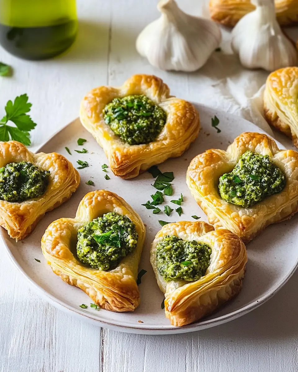 Blätterteig-Kleeblätter mit Bärlauch-Pesto: Irresistibly Fresh!