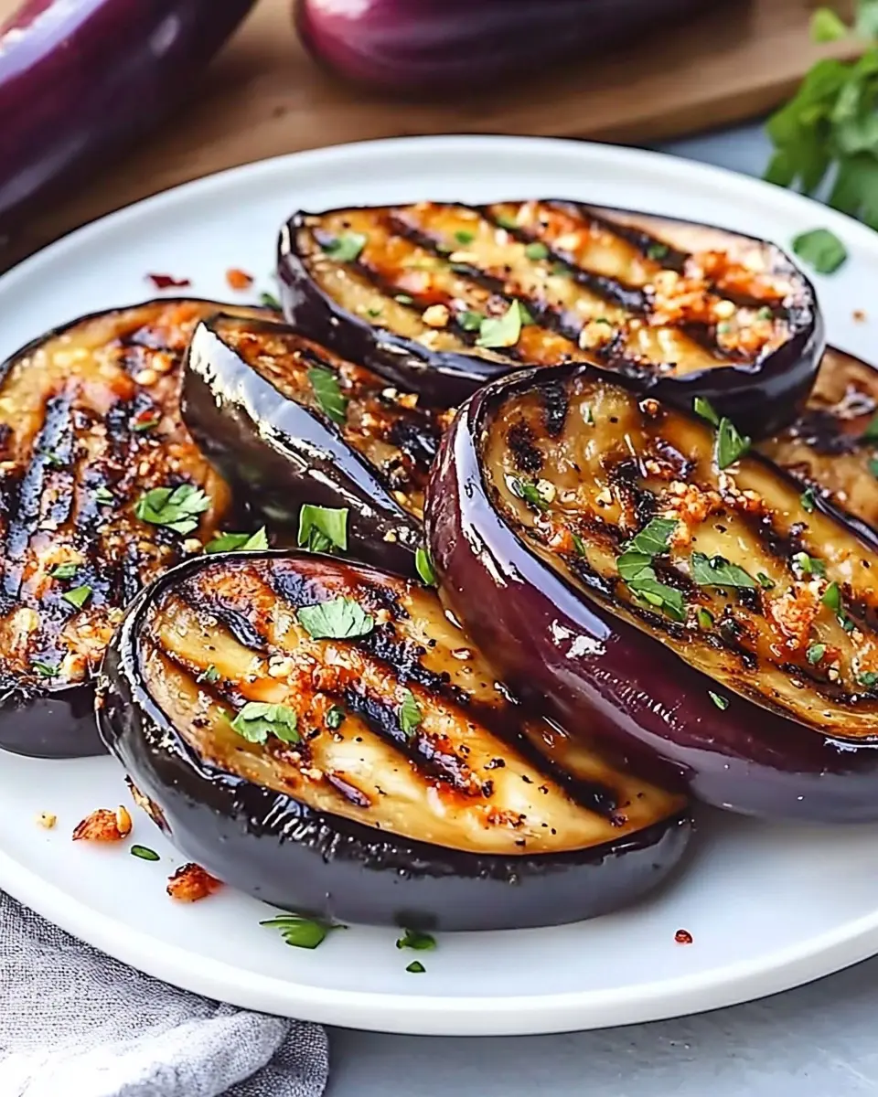 Aubergine grillen
