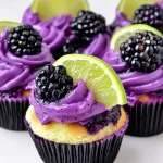 Brombeer Limetten Cheesecake Cupcakes Kleiner Genuss First Image First Image