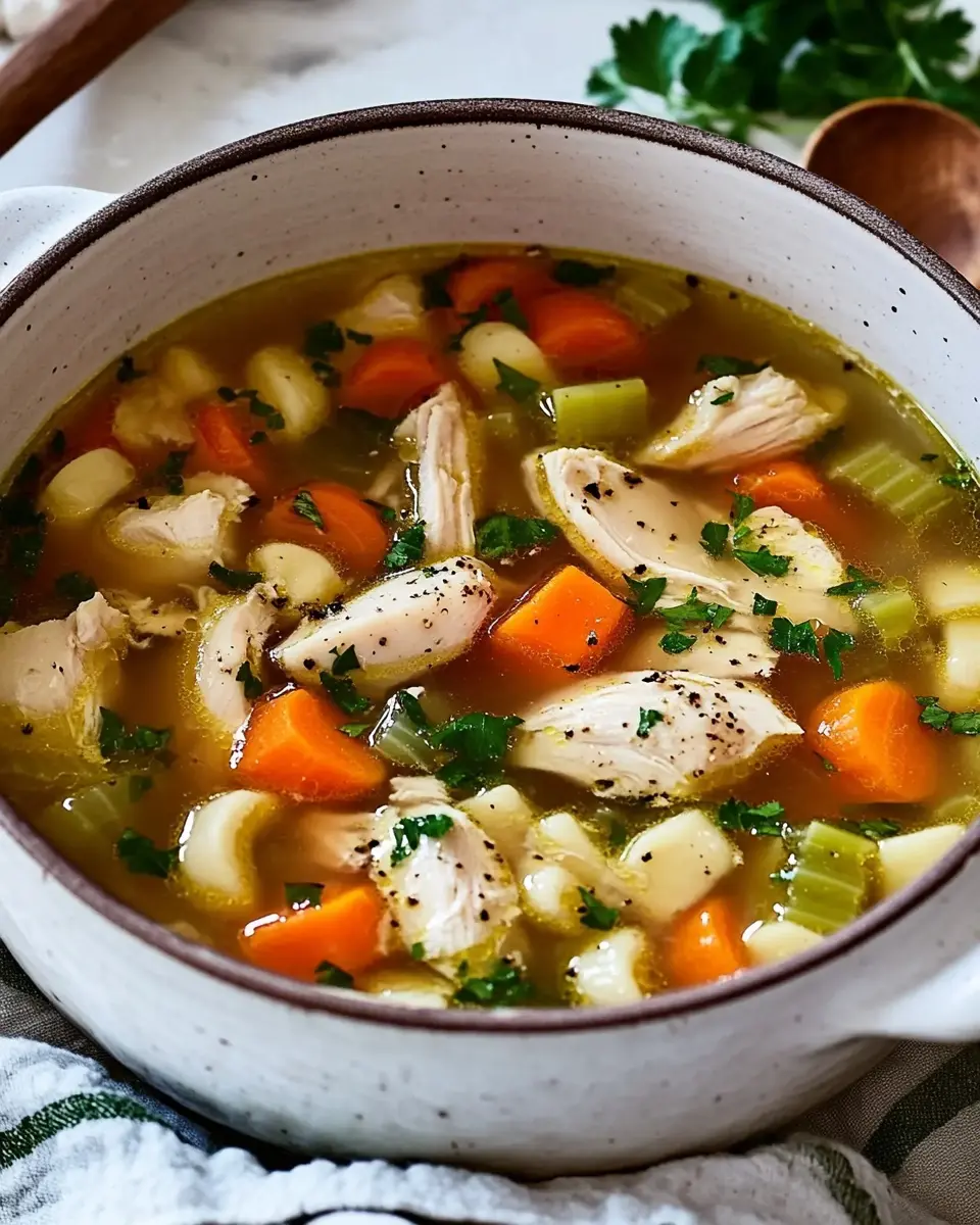 Klassische Hühneruppe nach Omas Rezept: Comfort in Every Spoon