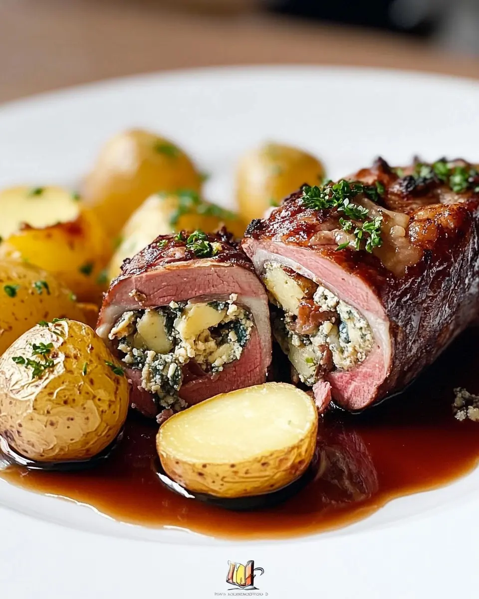 Gefüllter Lungenbraten mit Bratkartoffeln: Indulgent Comfort Food