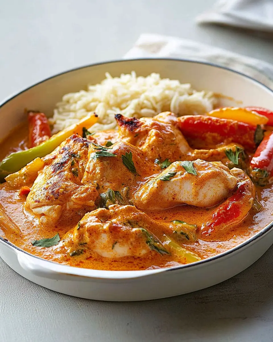 Paprika-Sahne-Hähnchen: Irresistibly Creamy Comfort Meal 5