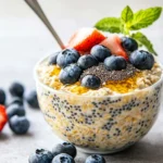 Overnight Oats mit Chiasamen & Beeren 北 First Image First Image
