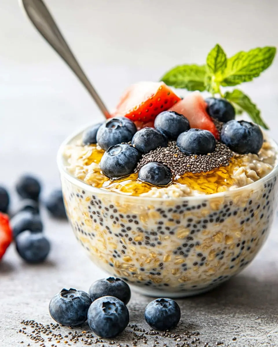 Overnight Oats mit Chiasamen