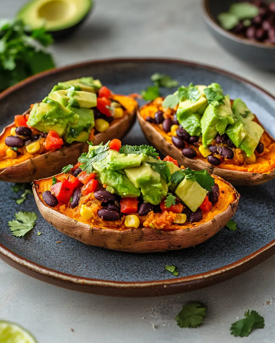 Gefüllte Süßkartoffel mit Avocado: The Best Cozy Dinner!