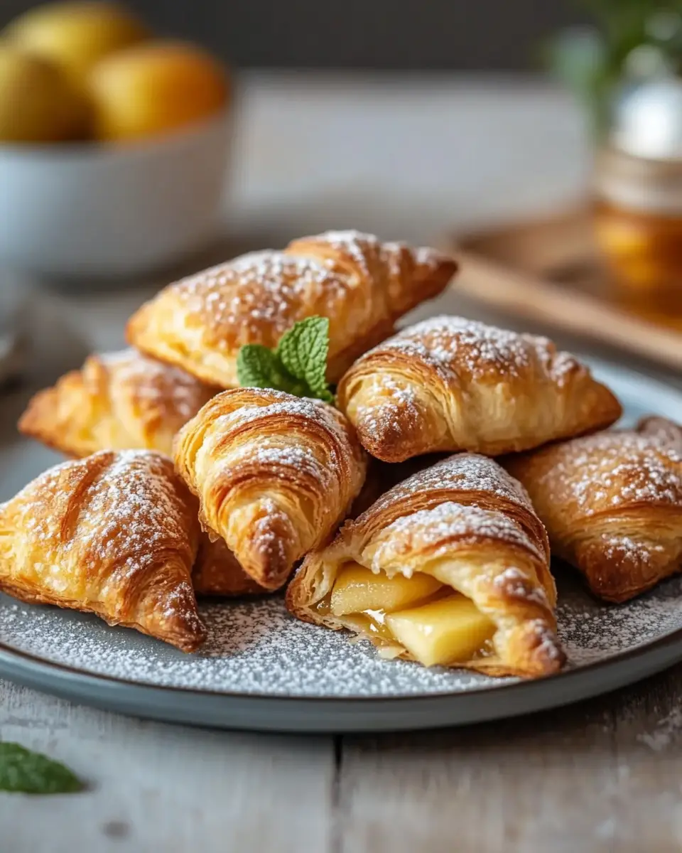 Hörnchen mit Quark-Apfelmus-Füllung: Indulge in Pure Joy
