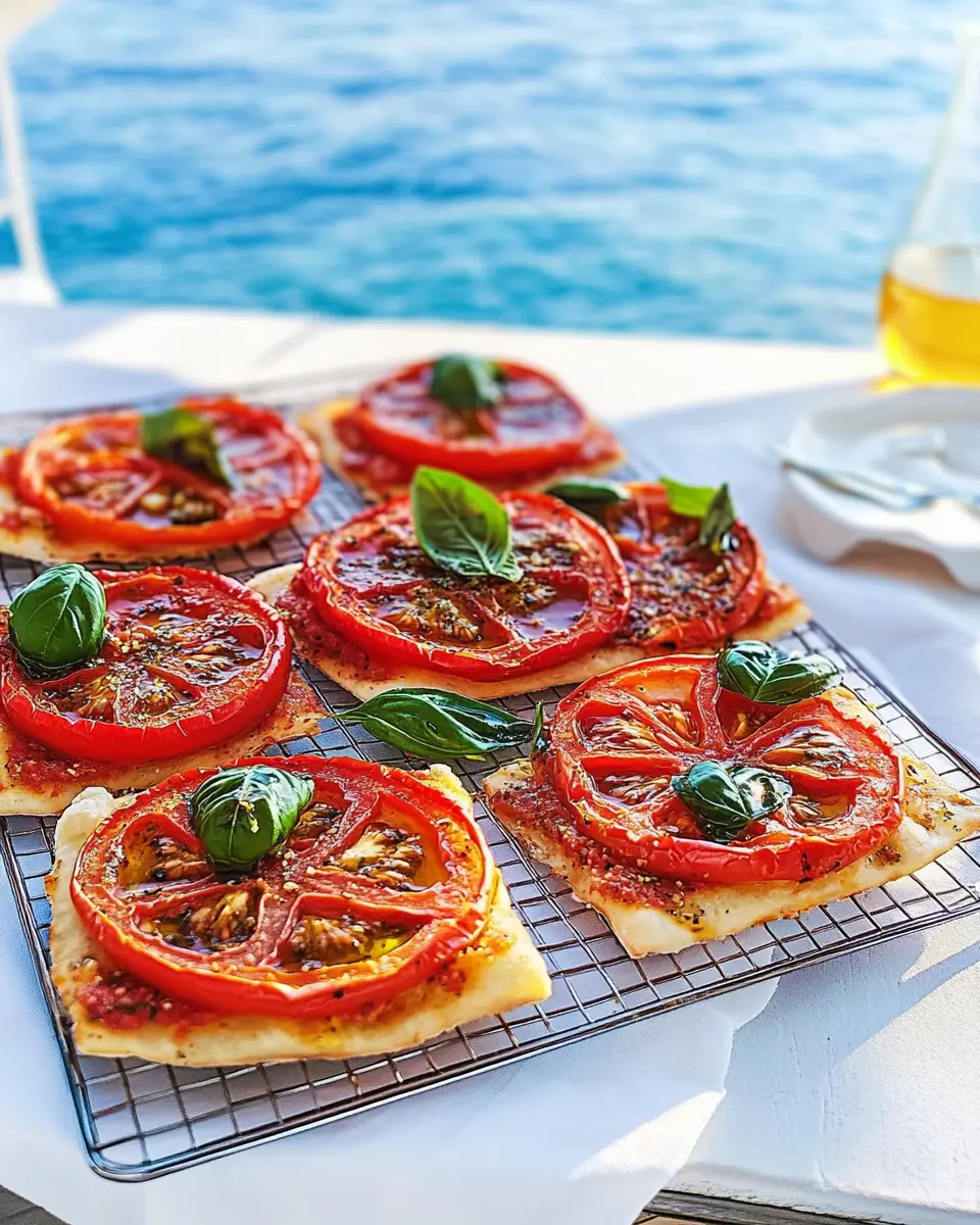 Tomaten-Pizzetti mit Meerblick: Irresistibly Fresh & Flavorful
